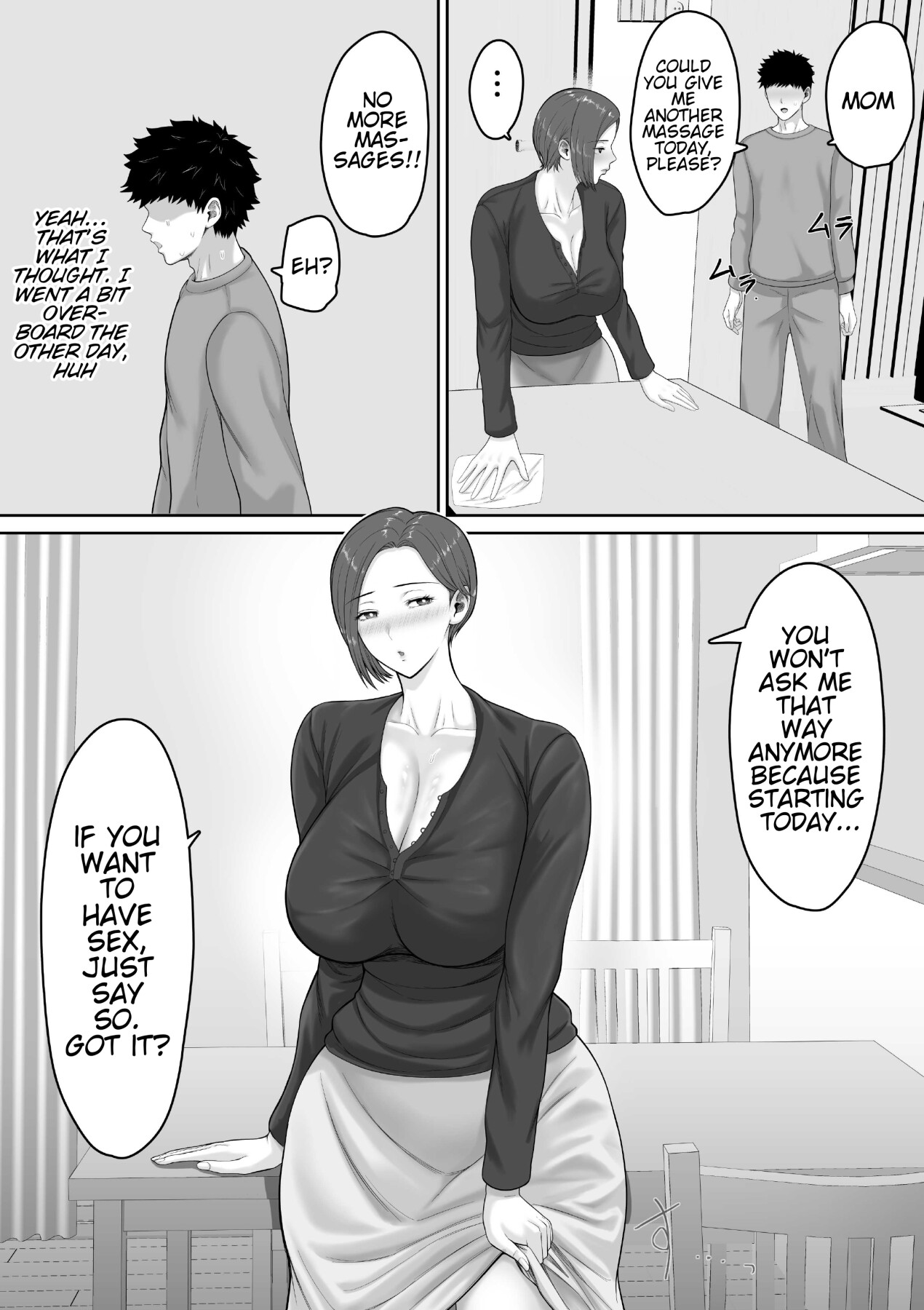 Hentai Manga Comic-The story of how my seriously huge-breasted police sergeant mom milked my dick with her pussy.-Read-51